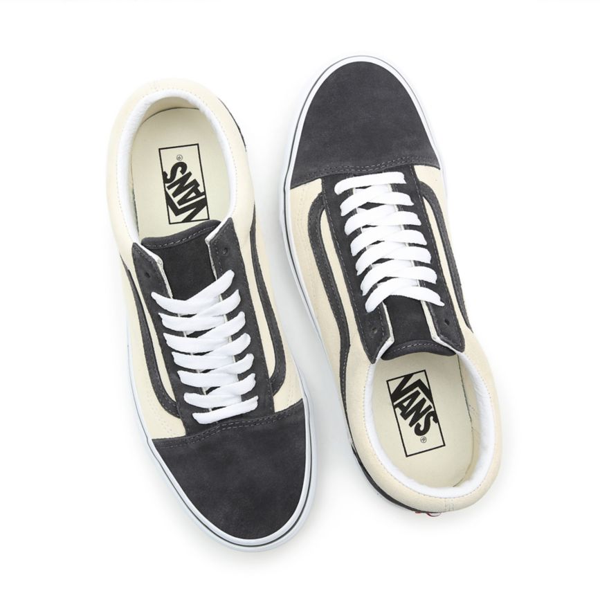 Vans 2-Tone Semsket Skinn Old Skool Sko Siva | VN864U5RC03