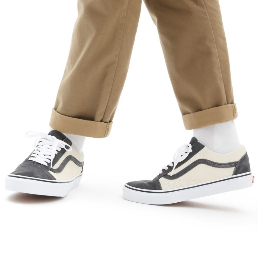 Vans 2-Tone Semsket Skinn Old Skool Sko Siva | VN864U5RC03