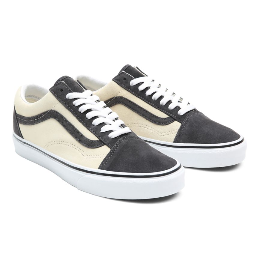 Vans 2-Tone Semsket Skinn Old Skool Sko Siva | VN864U5RC03