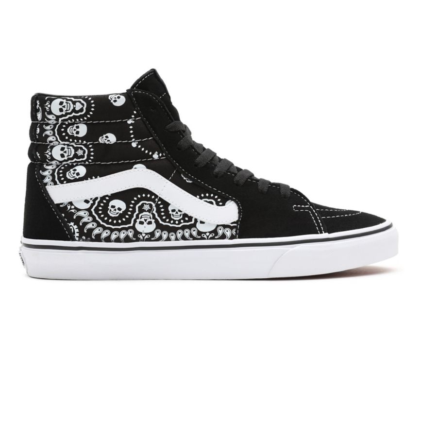 Vans Bandana SK8-Hi Sko Čierne | VN889R7HX37
