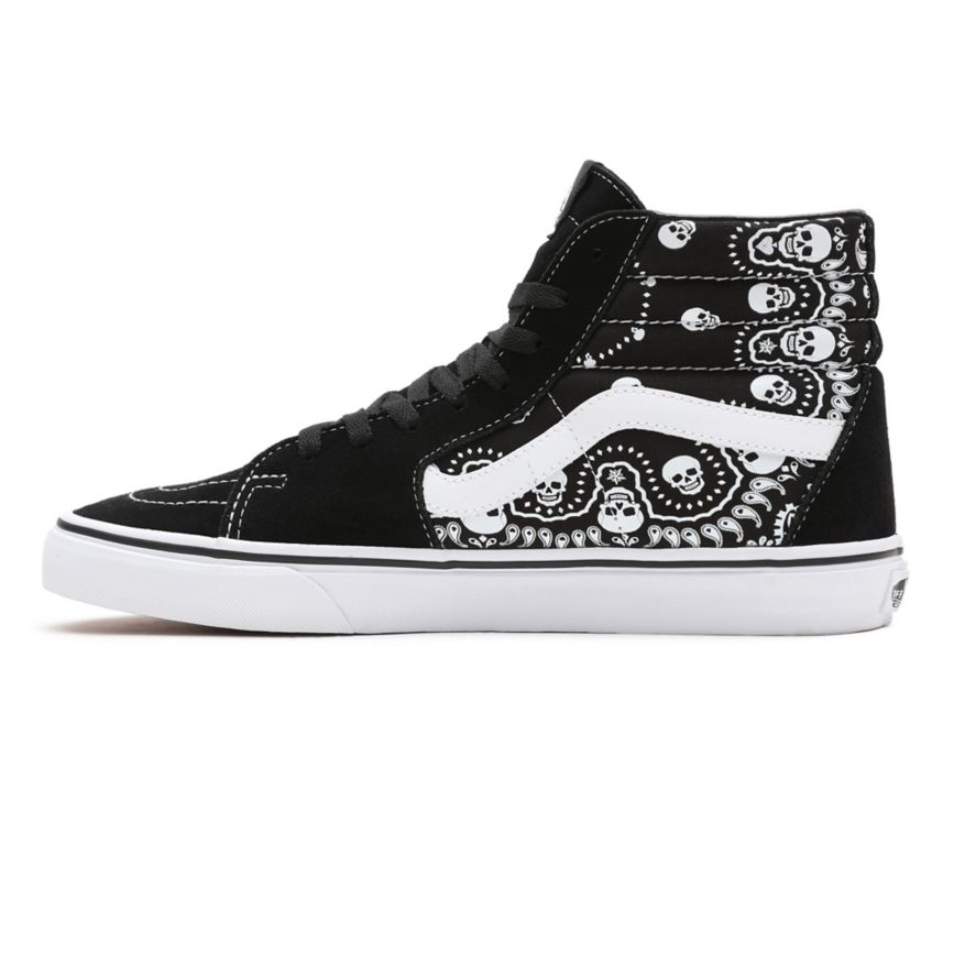 Vans Bandana SK8-Hi Sko Čierne | VN889R7HX37