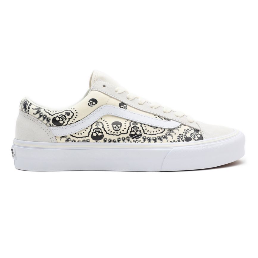 Vans Bandana Stil 36 Sko Biele | VN259O4YX66
