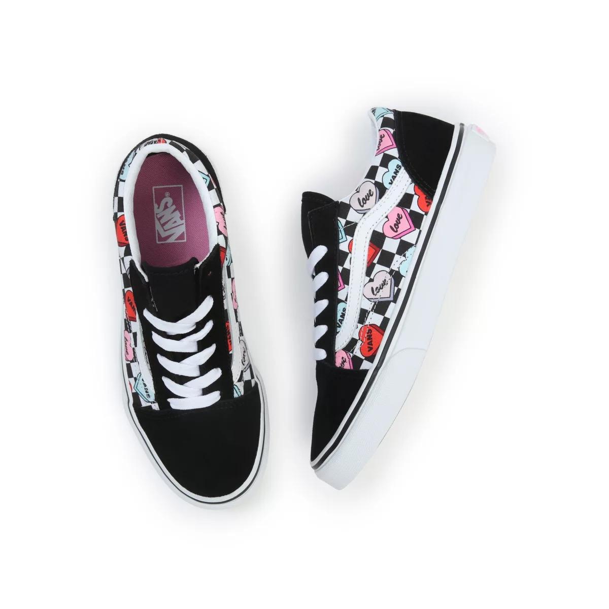 Vans Candy Hearts Old Skool Sko Čierne | VN565C2ZO80