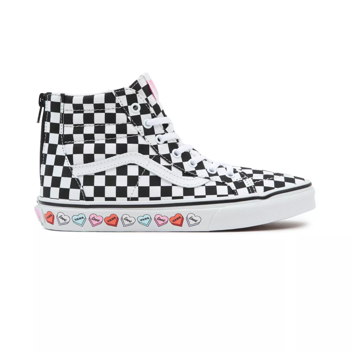 Vans Candy Hearts SK8-Hi Zip Sko Čierne | VN415R5JS98