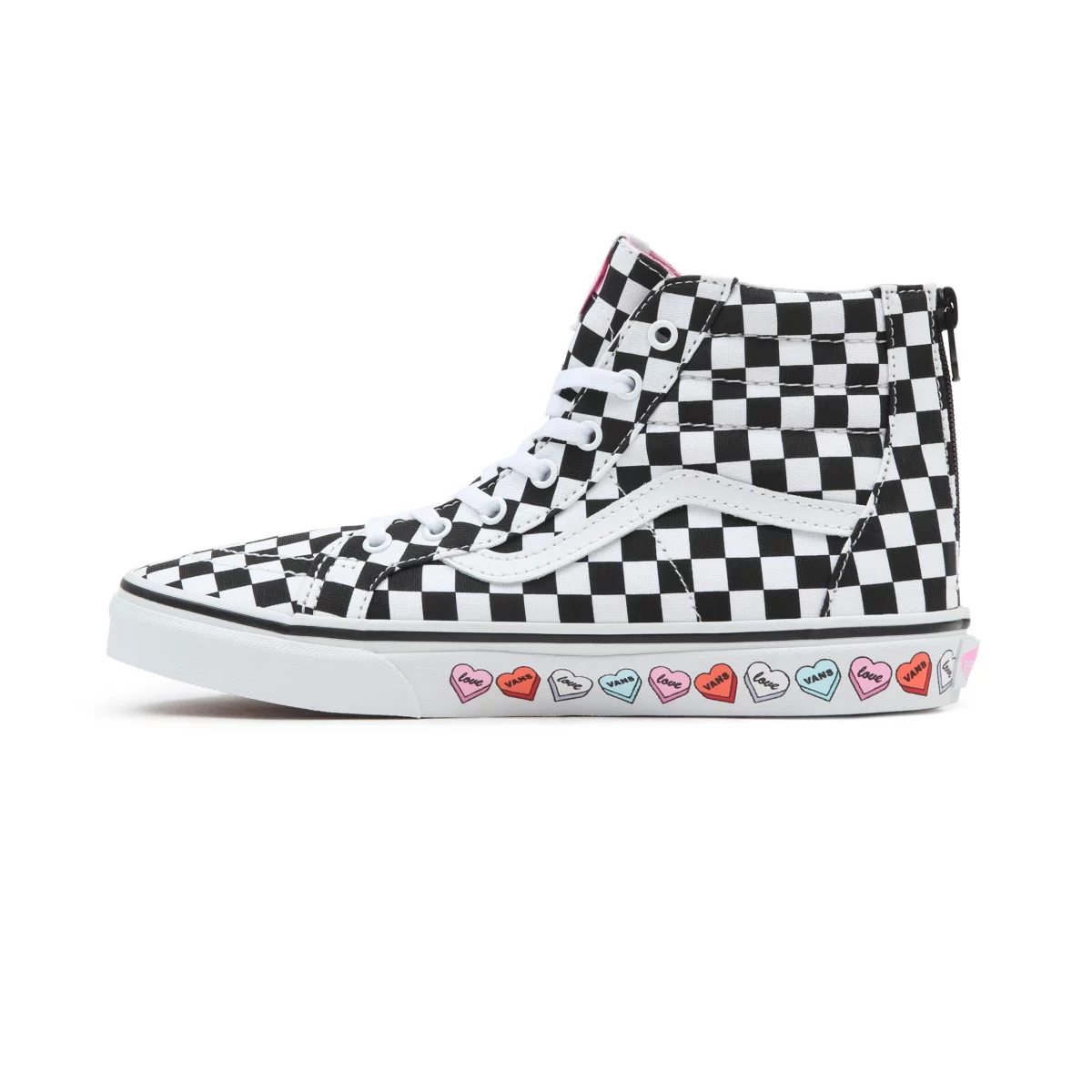 Vans Candy Hearts SK8-Hi Zip Sko Čierne | VN415R5JS98