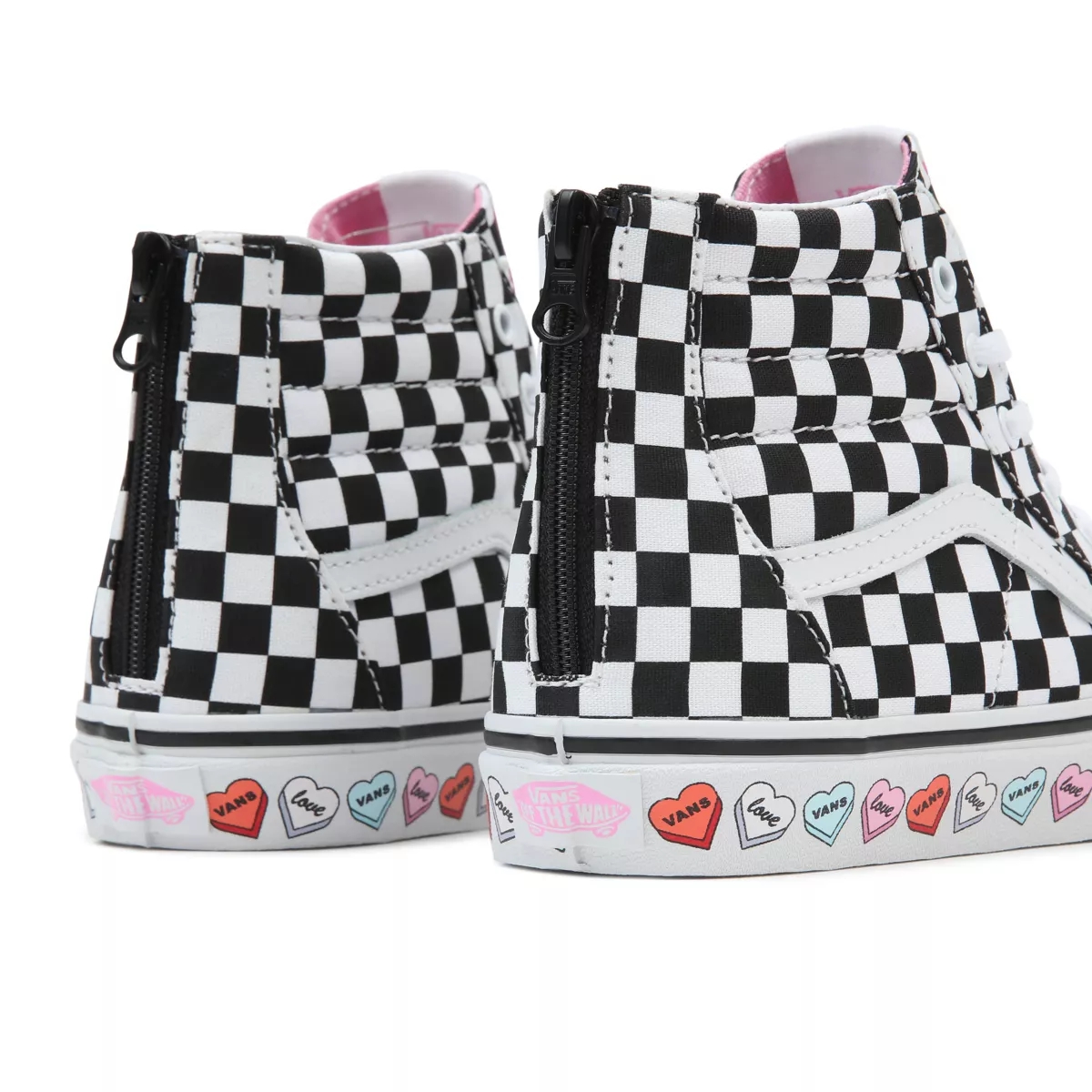 Vans Candy Hearts SK8-Hi Zip Sko Čierne | VN415R5JS98
