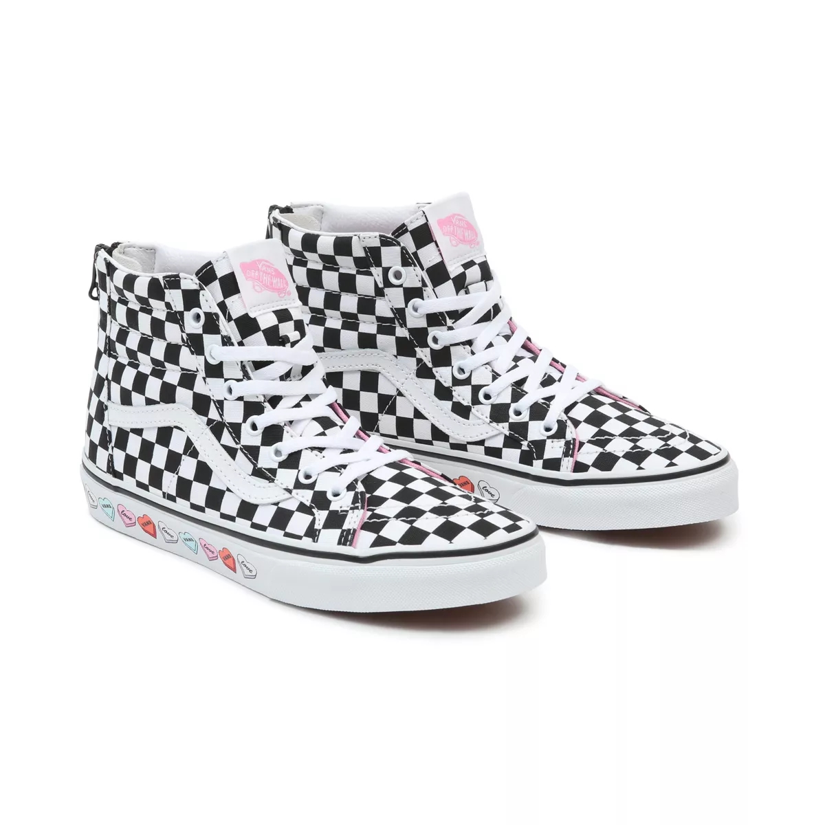 Vans Candy Hearts SK8-Hi Zip Sko Čierne | VN415R5JS98