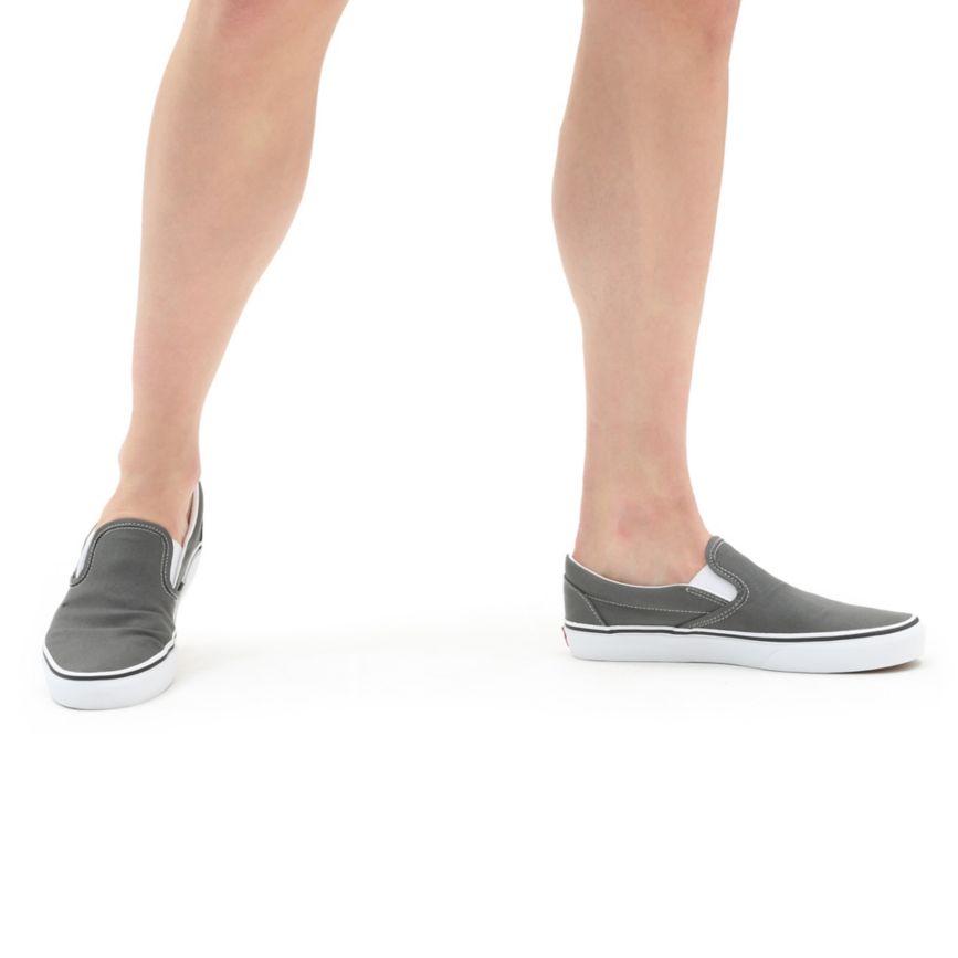Vans Canvas Classic Slip-On Sko Tmavo Siva | VN998J3XS42