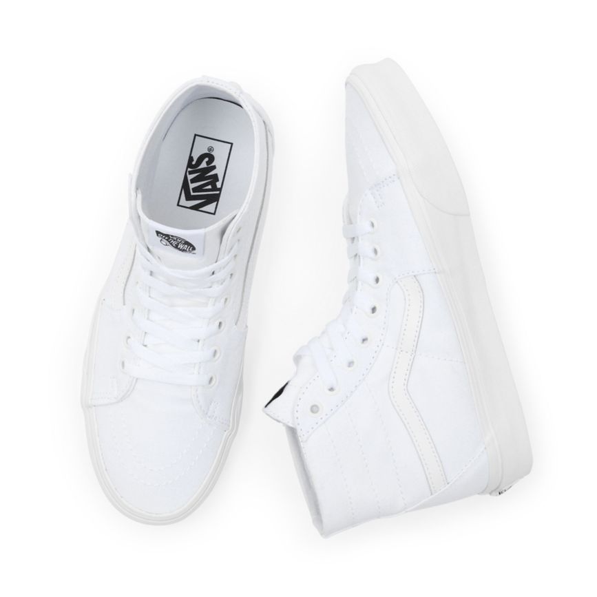 Vans Canvas SK8-Hi Tapered Sko Biele | VN755F1SI56