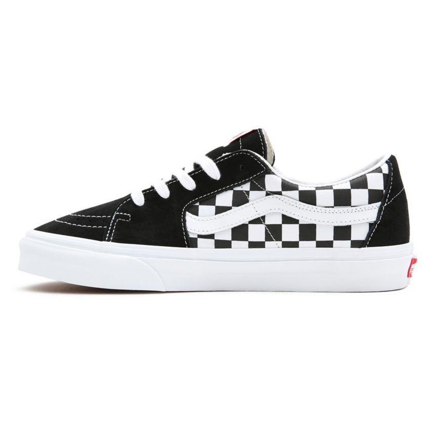Vans Canvas Semsket Skinn SK8-Low Sko Čierne | VN185V4RC93