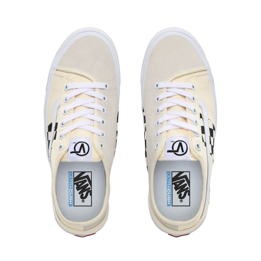 Vans Check Bess NI Sko Biele | VN851U6HM83