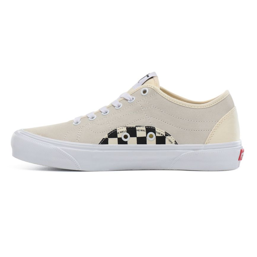 Vans Check Bess NI Sko Biele | VN851U6HM83