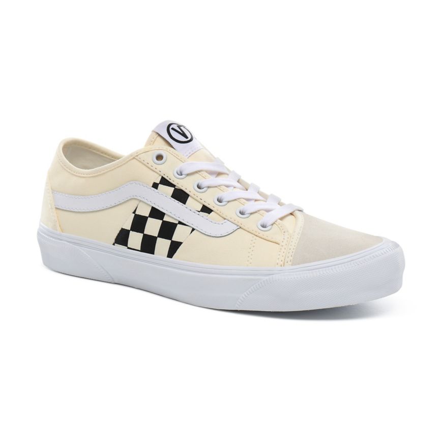 Vans Check Bess NI Sko Biele | VN851U6HM83