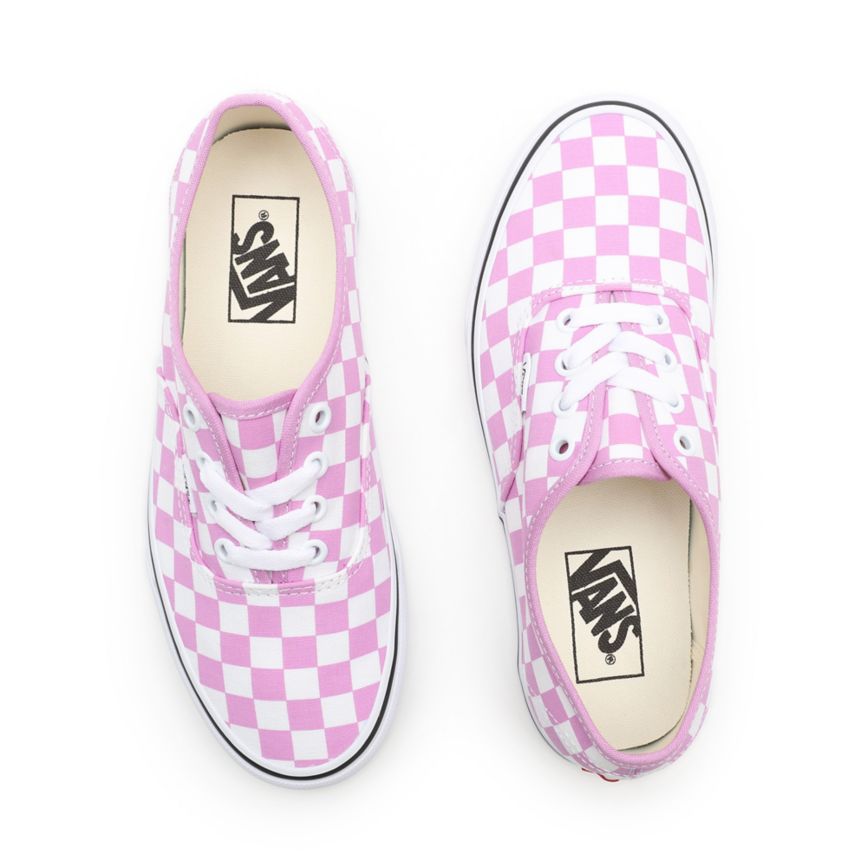 Vans Checkerboard Authentic Sko Ruzove | VN045Q0AY74