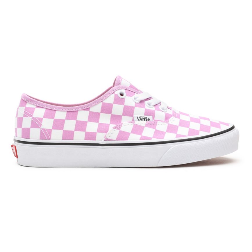 Vans Checkerboard Authentic Sko Ruzove | VN045Q0AY74