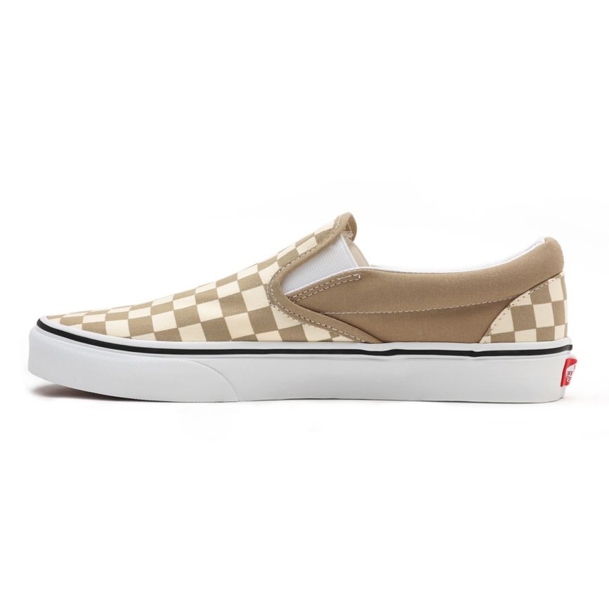 Vans Checkerboard Classic Slip-On Sko Béžové | VN389D8MS31
