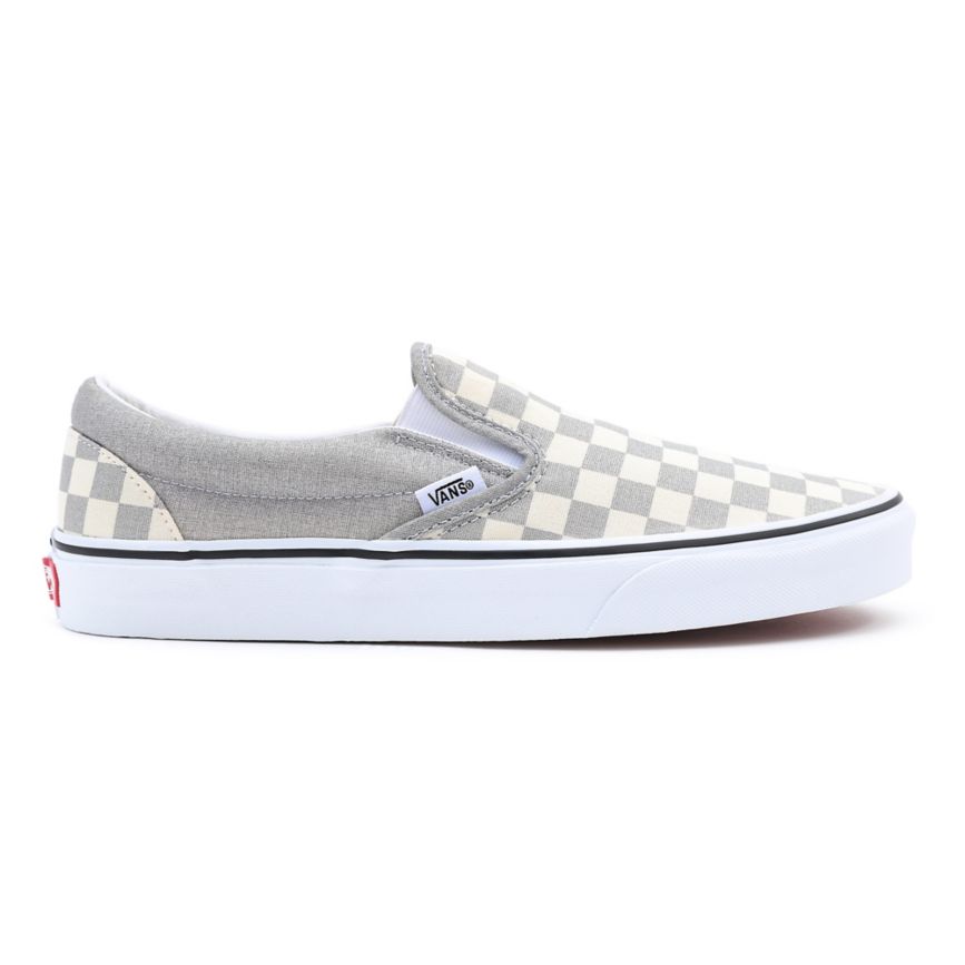 Vans Checkerboard Classic Slip-On Sko Siva | VN031L2VC56