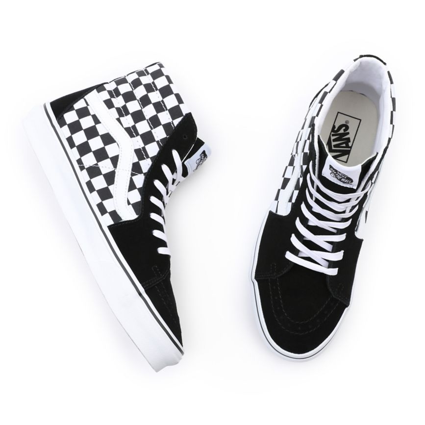Vans Checkerboard SK8-Hi Sko Čierne | VN583C0HO52