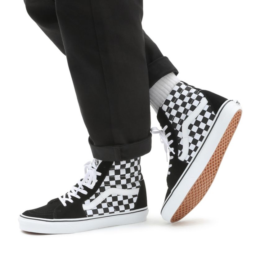 Vans Checkerboard SK8-Hi Sko Čierne | VN583C0HO52