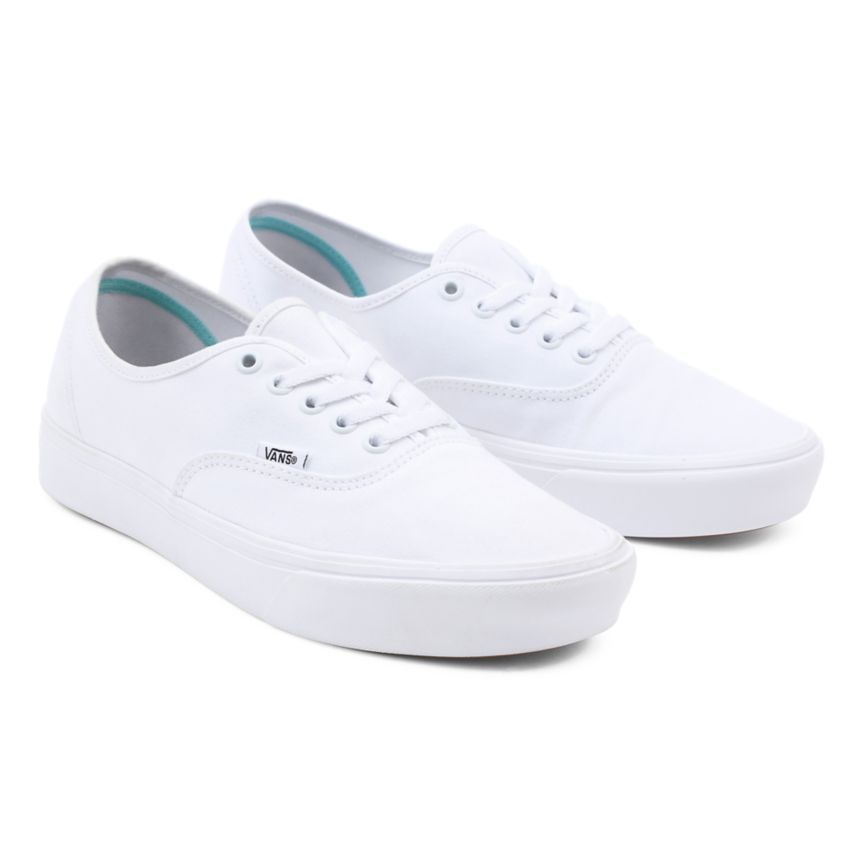 Vans Classic ComfyCush Authentic Sko Biele | VN717N2GP61