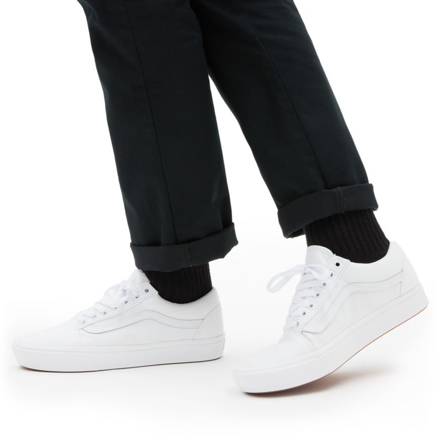 Vans Classic ComfyCush Old Skool Sko Biele | VN914E1OX86
