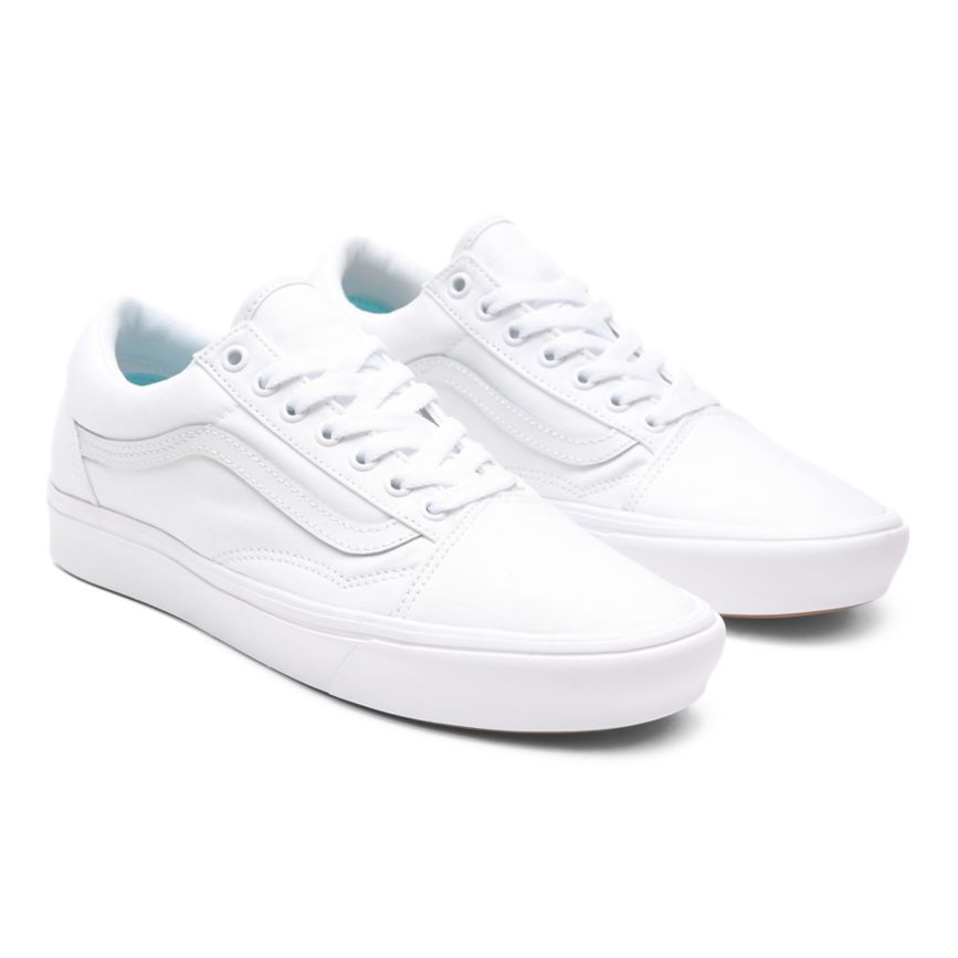 Vans Classic ComfyCush Old Skool Sko Biele | VN914E1OX86