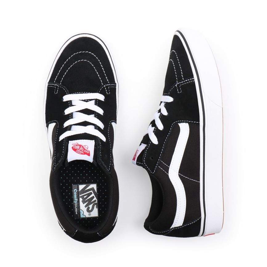 Vans Classic ComfyCush Sk8-Low Sko Čierne | VN912J5ZG27