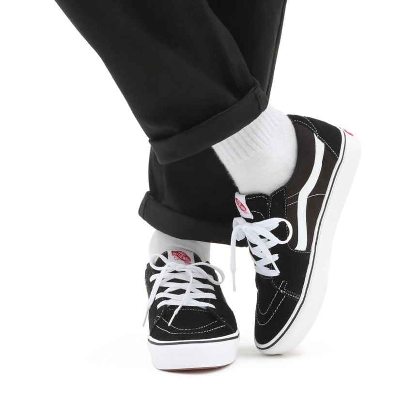 Vans Classic ComfyCush Sk8-Low Sko Čierne | VN912J5ZG27
