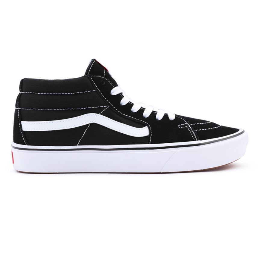 Vans Classic ComfyCush Sk8-Mid Sko Čierne | VN027M8NS14