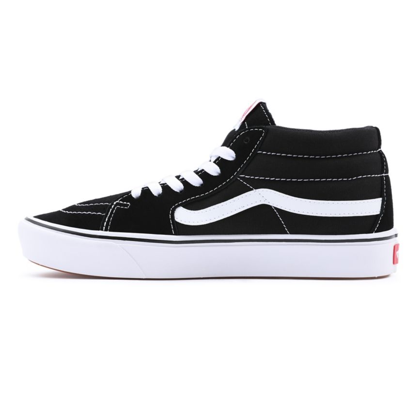 Vans Classic ComfyCush Sk8-Mid Sko Čierne | VN027M8NS14