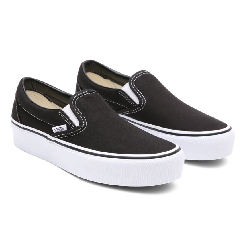 Vans Classic Slip-On Platform Sko Čierne | VN622U9LS97