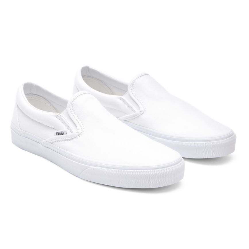 Vans Classic Slip-on Sko Biele | VN323R0GM74