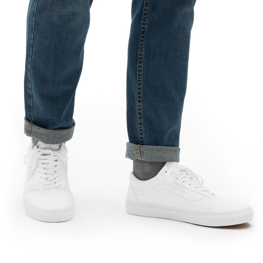 Vans Classic Tumble Old Skool Sko Biele | VN043R3IU47