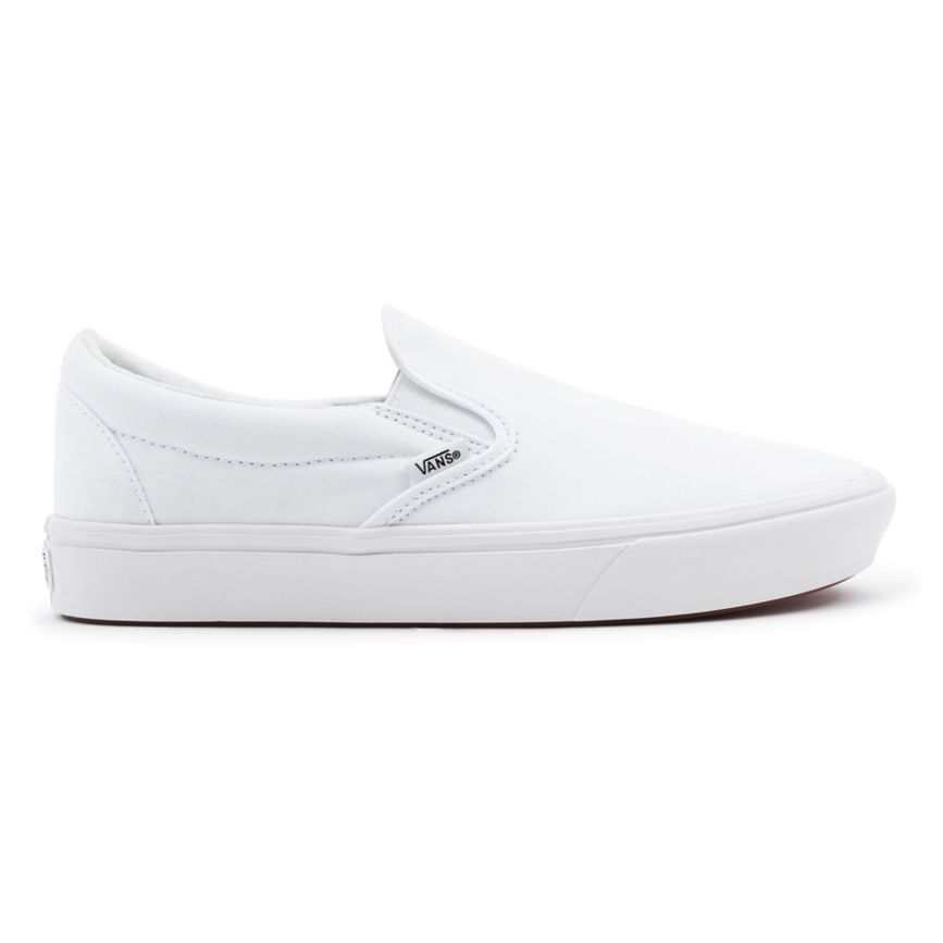 Vans Comfycush Slip-On Sko Biele | VN222R1MU06