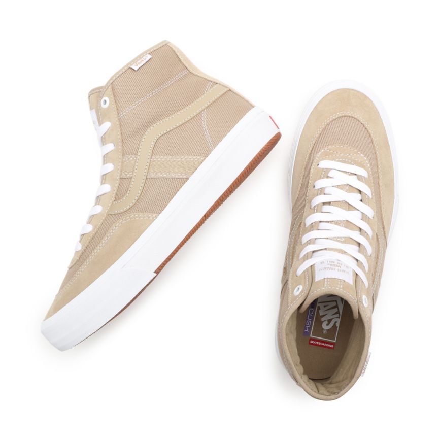 Vans Crockett Høye Pro Sko Biele | VN019U5YN82