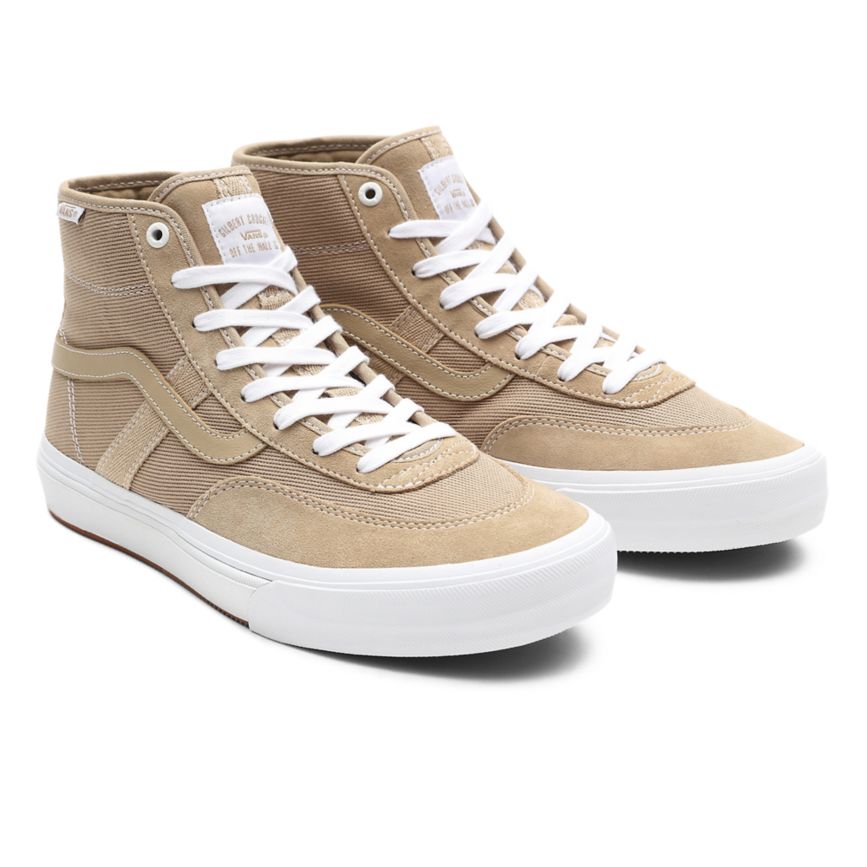 Vans Crockett Høye Pro Sko Biele | VN019U5YN82