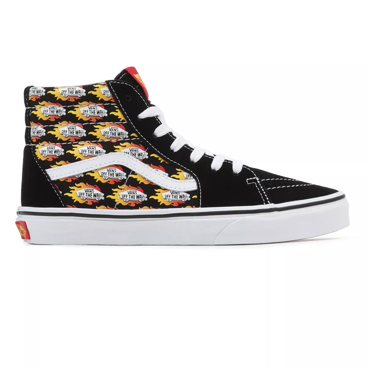 Vans Flame Logo Repeat Sk8-Hi Sko Čierne | VN268Q3VB65
