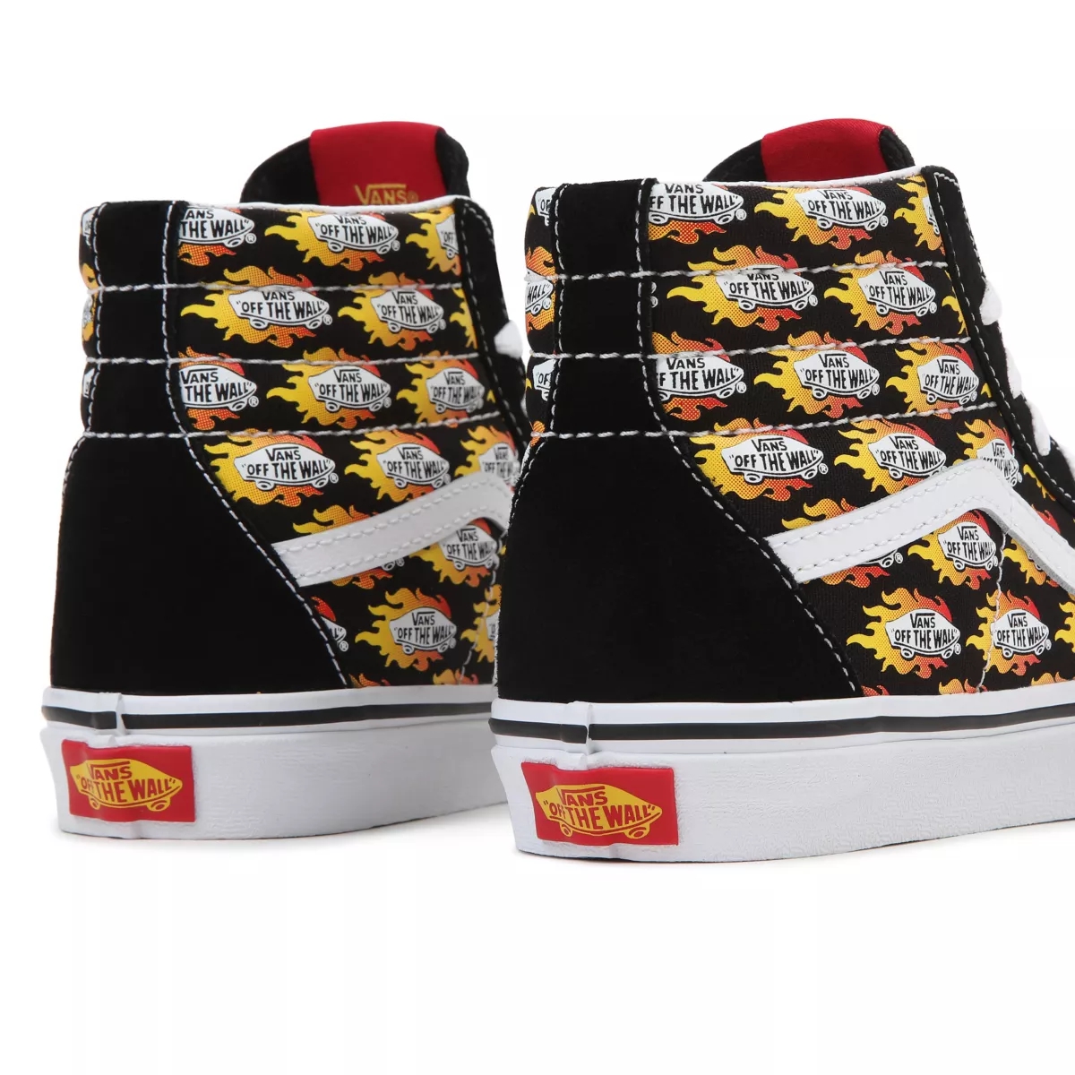 Vans Flame Logo Repeat Sk8-Hi Sko Čierne | VN268Q3VB65