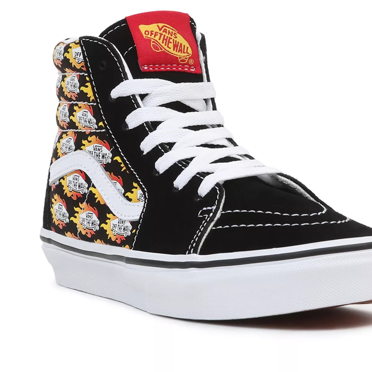Vans Flame Logo Repeat Sk8-Hi Sko Čierne | VN268Q3VB65