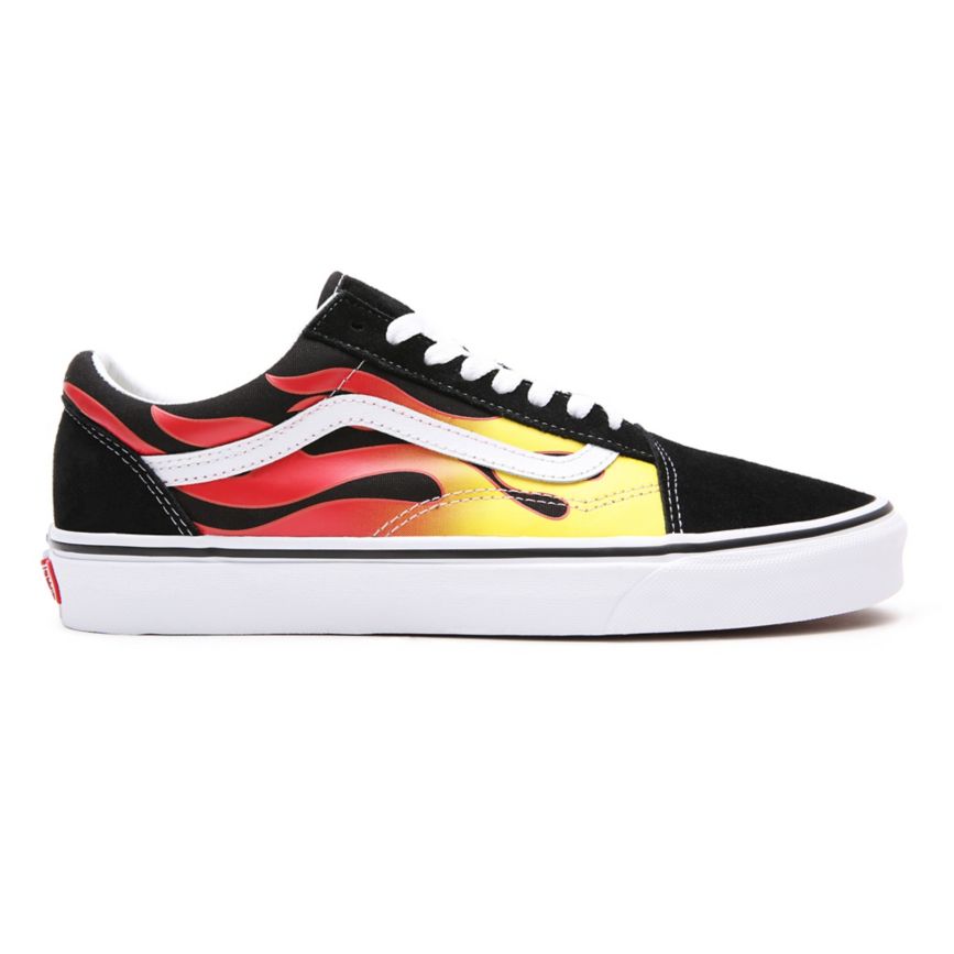 Vans Flame Old Skool Sko Čierne | VN641F5RZ12