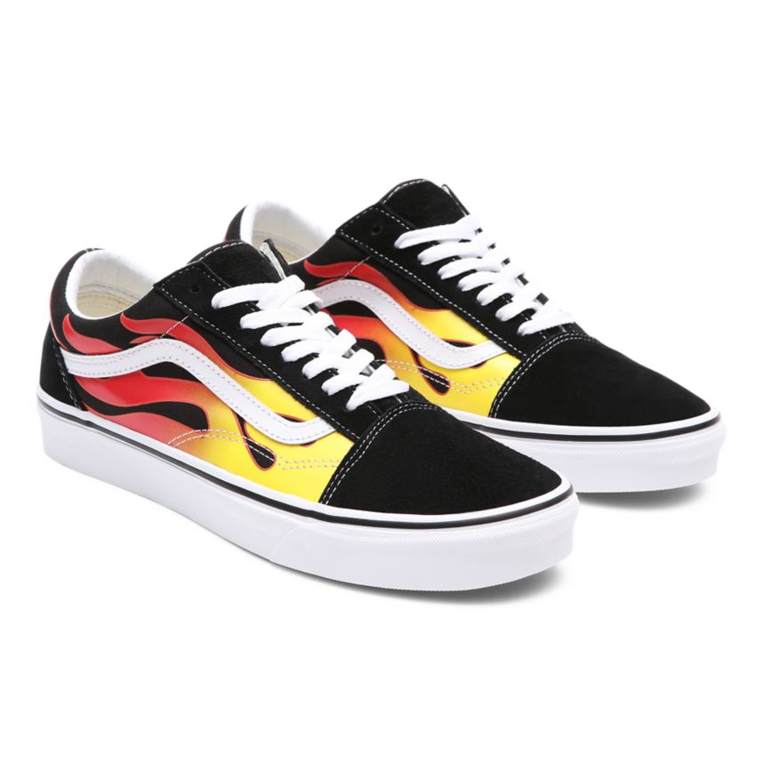 Vans Flame Old Skool Sko Čierne | VN641F5RZ12