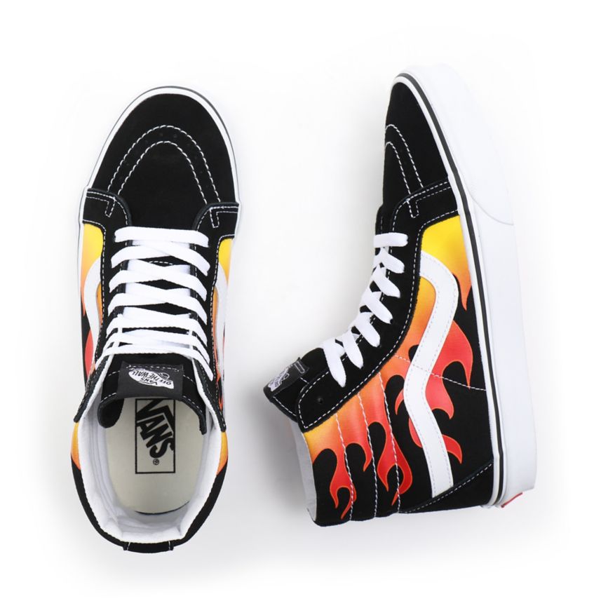 Vans Flame Sk8-Hi Reissue Sko Čierne | VN152N8CM87