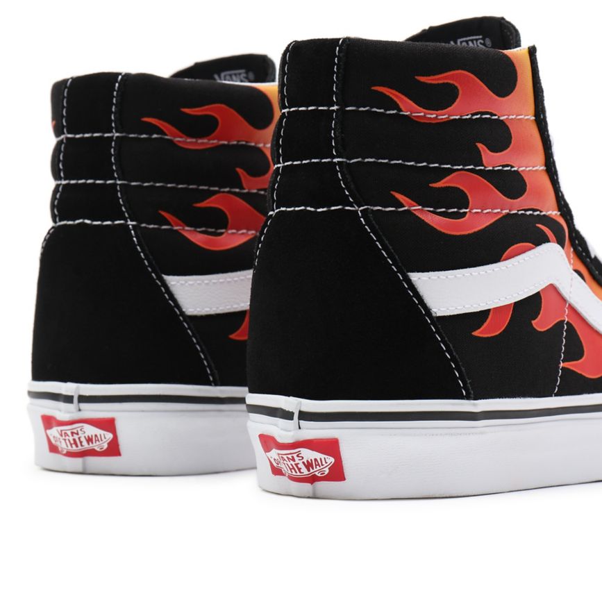 Vans Flame Sk8-Hi Reissue Sko Čierne | VN152N8CM87