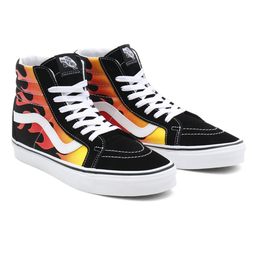 Vans Flame Sk8-Hi Reissue Sko Čierne | VN152N8CM87