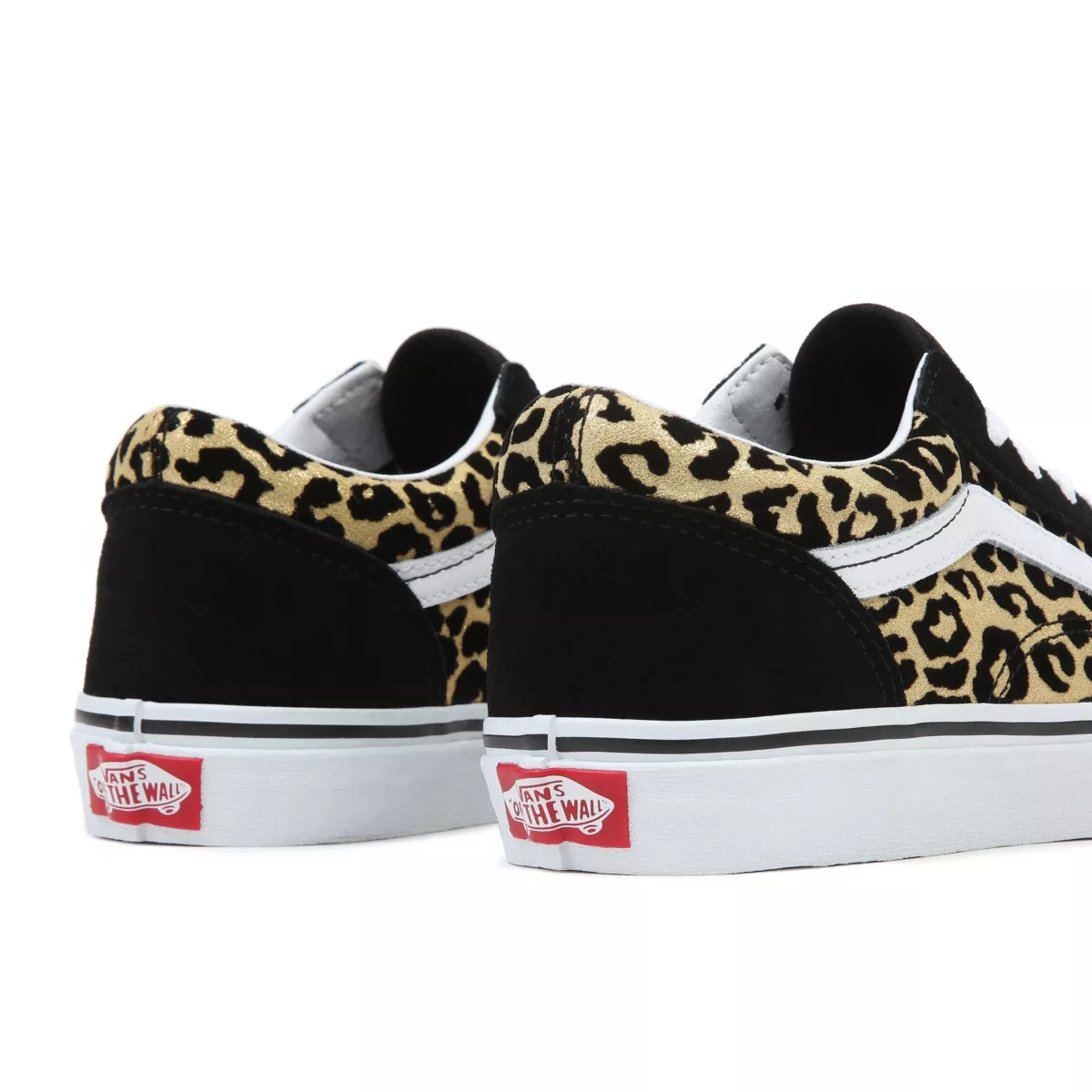 Vans Flocked Leopard Old Skool Sko Čierne | VN277E3YT66