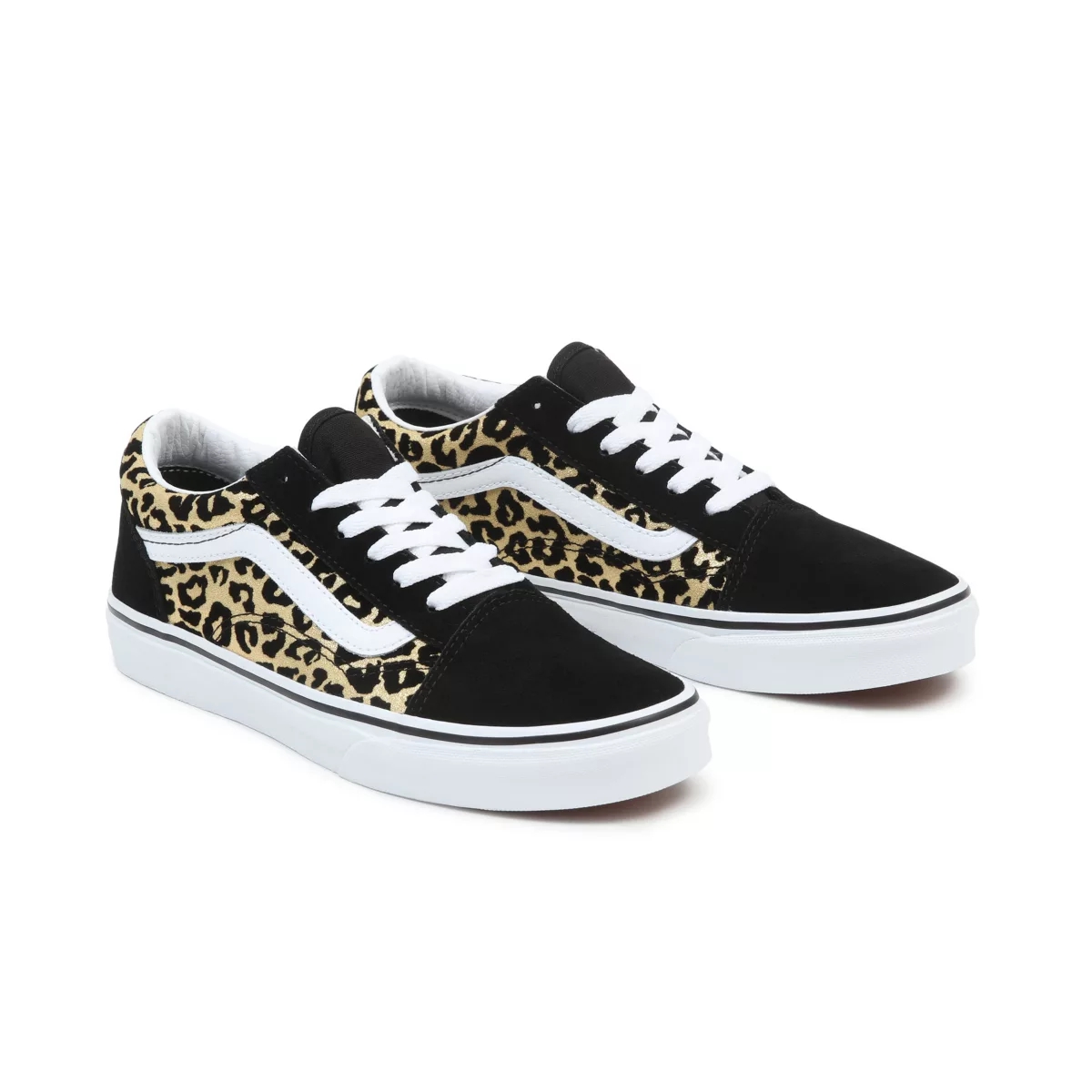 Vans Flocked Leopard Old Skool Sko Čierne | VN277E3YT66