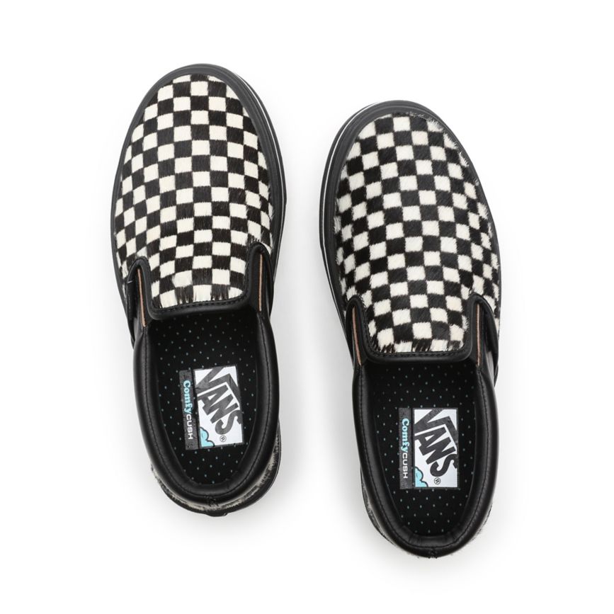 Vans Fury Super ComfyCush Slip-On Sko Čierne | VN426D4NL95