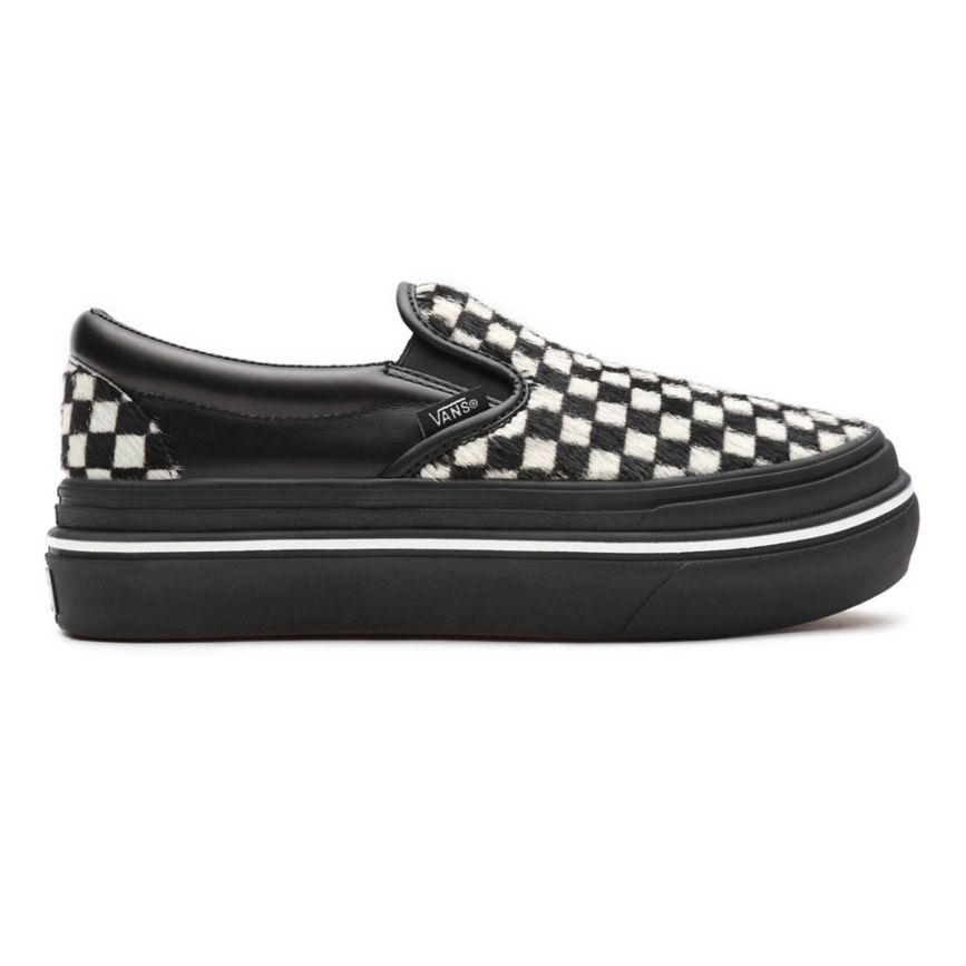Vans Fury Super ComfyCush Slip-On Sko Čierne | VN426D4NL95
