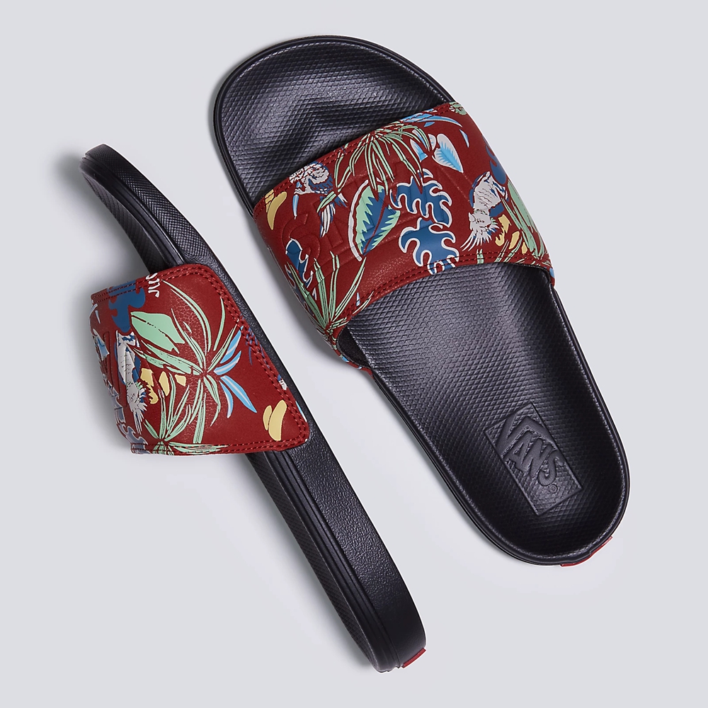 Vans Hawaiian Jungle La Costa Badesandaler-On Červené | VN049A8AV80