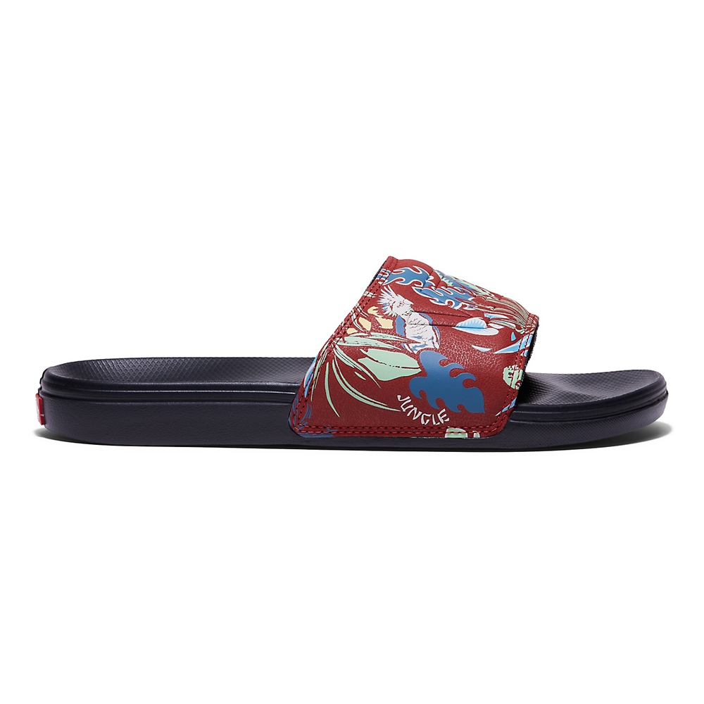 Vans Hawaiian Jungle La Costa Badesandaler-On Červené | VN049A8AV80